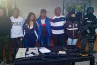 Fabricio Colón P. fue capturado por la Policía Nacional en Puerto Quito, en abril de 2024.