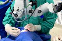 Ocho de los 33 trasplantes de córnea realizados en 2024 se han dado en el Hospital Teodoro Maldonado.