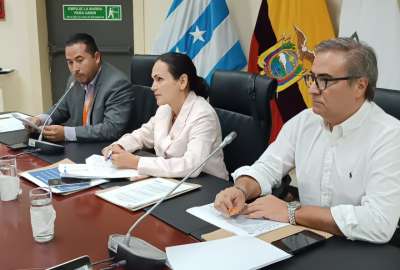 La cuarta reuni&oacute;n del COE Nacional tuvo lugar en el Ecu 911 de Samborond&oacute;n. 