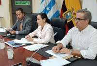 La cuarta reunión del COE Nacional tuvo lugar en el Ecu 911 de Samborondón.