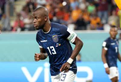 &Eacute;nner Valencia es tambi&eacute;n el m&aacute;ximo anotador de Qatar 2022 con tres tantos. 