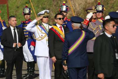 Daniel Noboa acudi&oacute; al Templo de la Patria