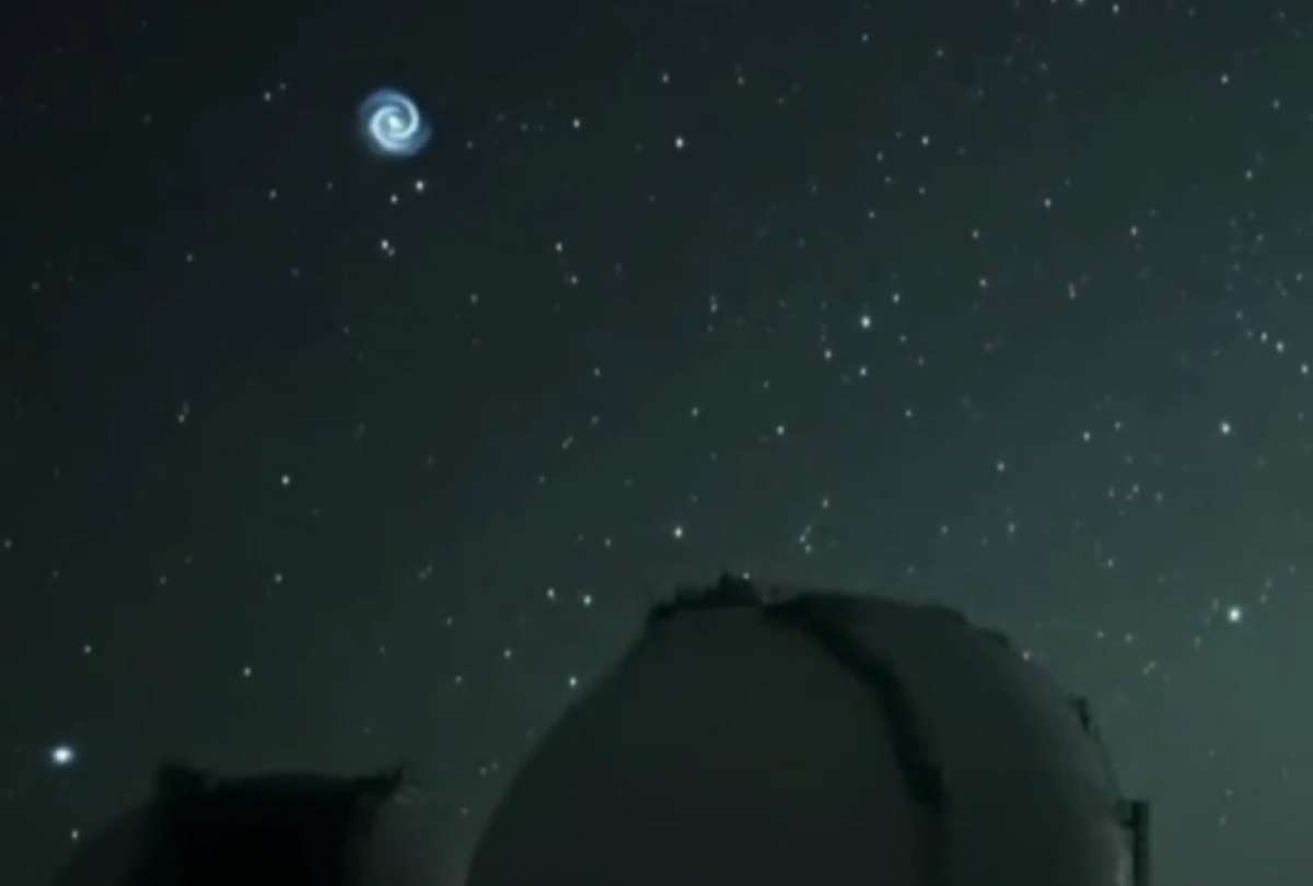 &iquest;Qu&eacute; fue el remolino azul que se observ&oacute; en el espacio?