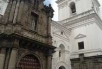 La iglesia de San Agustín del Centro Histórico de Quito fue víctima del hampa. 