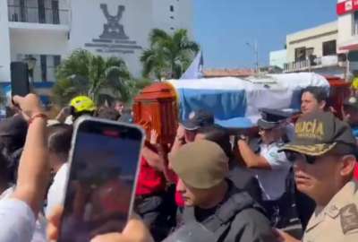 Manta: Ciudadanos despediden al alcalde Agust&iacute;n Intriago