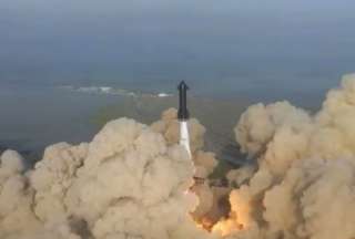 Starship explot&oacute; minutos despu&eacute;s del despegue en EE.UU