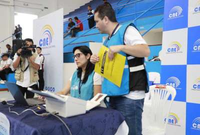 El CNE realiz&oacute; el simulacro para las votaciones del la segunda vuelta. 