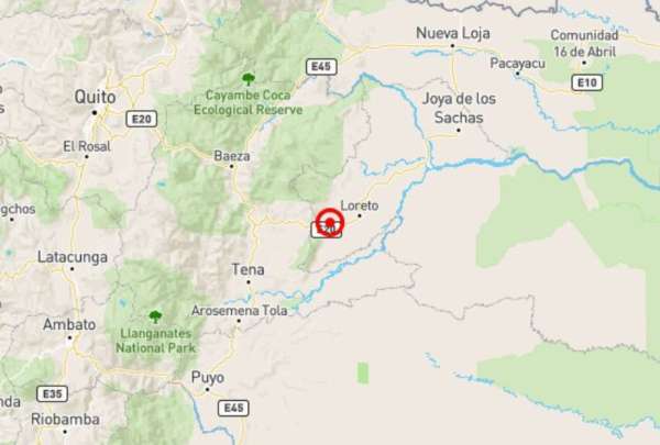 El Instituto Geof&iacute;sico dio detalles sobre el temblor en Tena.