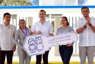 Presidente Noboa entreg&oacute; Centro de Desarrollo Infantil en Daule