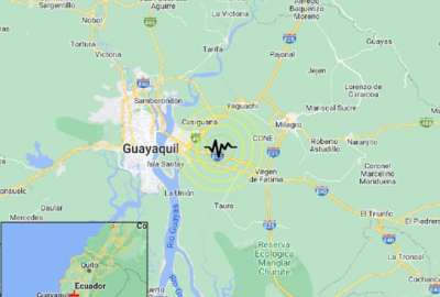 Sismo removi&oacute; la tierra en Dur&aacute;n, Guayas