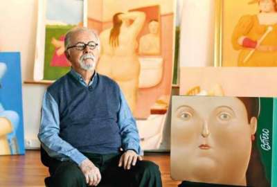Fernando Botero, artista colombiano.