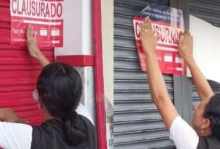 Arcsa clausur&oacute; dos supermercados por falta de higiene y presencia de plagas