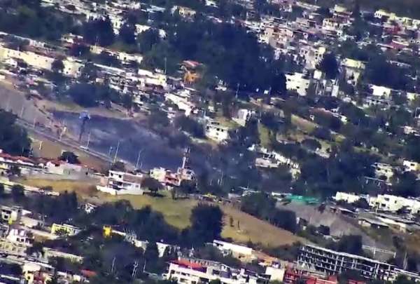 El incendio afect&oacute; la circulaci&oacute;n vehicular en la Ruta Viva. 