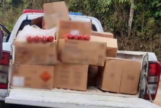Polic&iacute;a incauta importante cantidad de explosivos en Zaruma