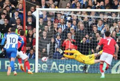 Brighton qued&oacute; lejos de la zona de Champions