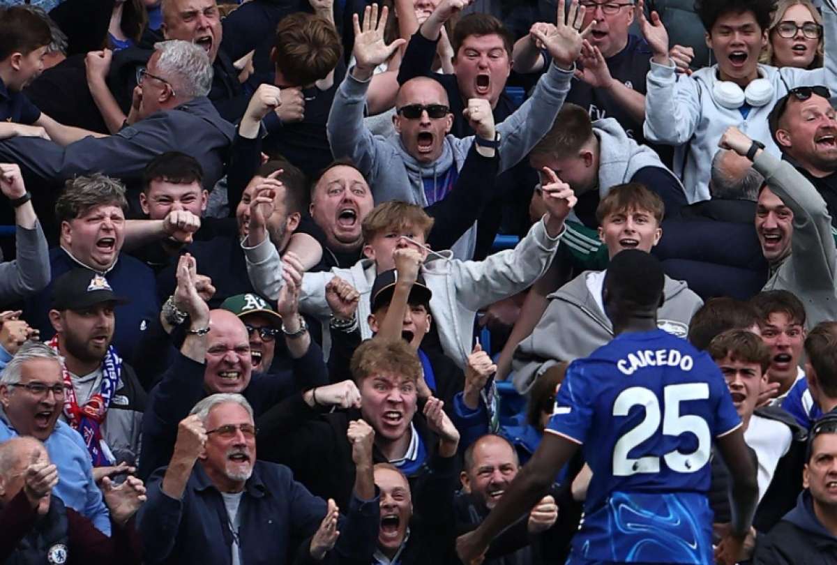 Moisés Caicedo tuvo un gran desempeño frente al Liverpool