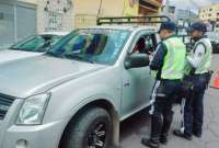 Agentes de tránsito prevén realizar operativos de control en Quito.