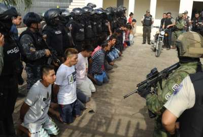 Polic&iacute;as y militares participaron de este operativo.