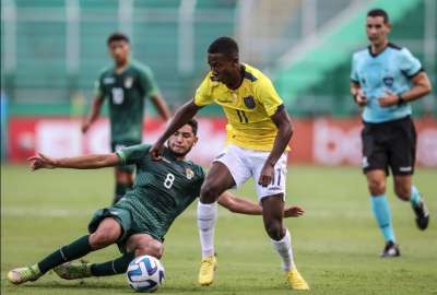 Ecuador venci&oacute; a Bolivia por el Sudamericano Sub-20