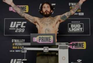 UFC: &lsquo;Chito&rsquo; Vera dio un susto en el pesaje para la pelea con Sean O&rsquo;Malley