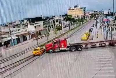 Siniestro de tr&aacute;nsito en Machala deja una persona herida