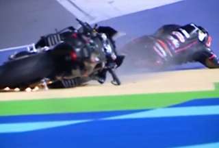 MOTOGP: El campe&oacute;n mundial volvi&oacute; de una lesi&oacute;n y se cay&oacute; de nuevo; once fracturas