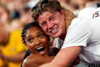 Tara y Hunter Woodhall son una pareja de oro y lo demostraron en los Juegos Olímpicos y Paralímpicos Francia 2024.