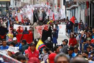Los lugares de concentraci&oacute;n de las marchas son: Caja del Seguro, puente del Guambra, plaza de Santo Domingo y parque El Arbolito.