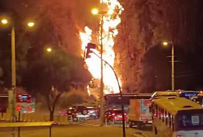 Un incendio forestal se produjo en el Tr&eacute;bil, Quito.