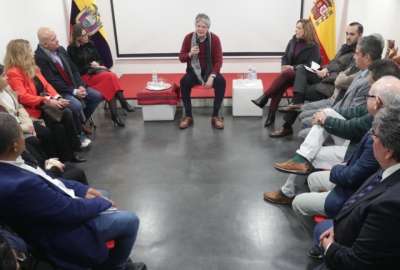 Presidente Guillermo Lasso mantuvo reuniones en Espa&ntilde;a previo al Foro Econ&oacute;mico Mundial