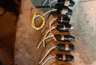 Fuerzas Armadas encontraron almacenamiento de armas y explosivos artesanales