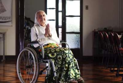 La monja brasile&ntilde;a atribuye su longevidad a la fe cat&oacute;lica.