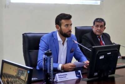 Sebasti&aacute;n Palacios, ministro del Deporte, encabeza el comit&eacute; organizador de la final &uacute;nica de la Libertadores. 