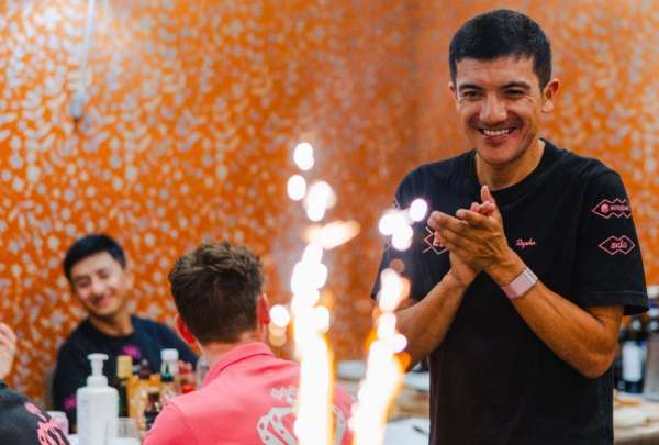 Richard Carapaz festej&oacute; su cumplea&ntilde;os