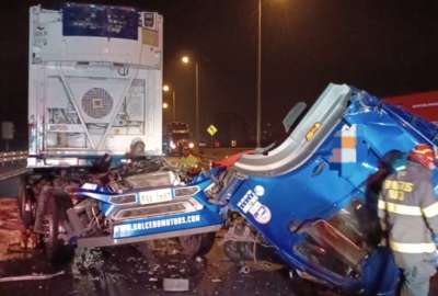 Una persona herida tras accidente de tr&aacute;nsito en el sector de Palugo - Pifo