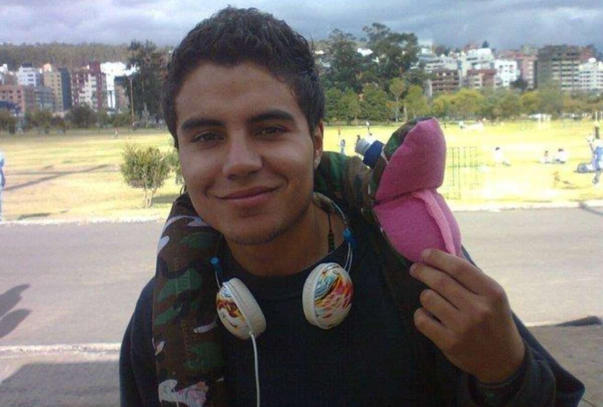 El estudiante universitario David Romo desapareció el 16 de mayo de 2013 en Quito.