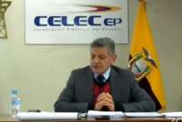 Gonzalo Uquillas, gerente de Celec, sostuvo que pidió exámenes especiales desde el 2015 hasta la fecha.