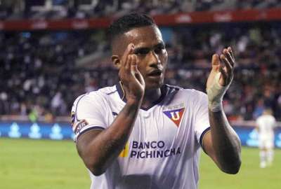 Antonio Valencia jug&oacute; en Liga de Quito hasta 2020.
