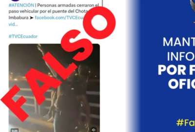 El Juncal: Polic&iacute;a desmiente una publicaci&oacute;n sobre sujetos armados sobre el puente