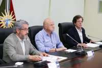 El vicepresidente Alfredo Borrero encabez&oacute; el Gabinete Sectorial en Santo Domingo. 
