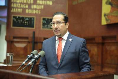 Hern&aacute;n Ulloa, presidente del CPCCS, fue destituido por la Asamblea Nacional el viernes 18 de noviembre. 