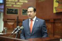 Hernán Ulloa, presidente del CPCCS, fue destituido por la Asamblea Nacional el viernes 18 de noviembre.
