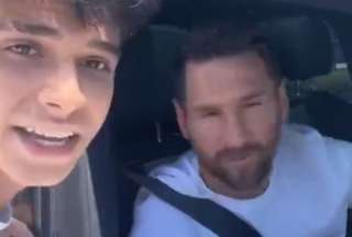 Esta fue la reacci&oacute;n de un fan de Messi tras saludarlo