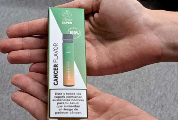Lanzan un vapeador 'sabor a c&aacute;ncer' en Espa&ntilde;a
