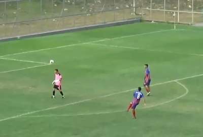 Ins&oacute;lito autogol en la Serie B de Brasil
