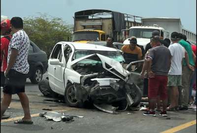 Geovanny R. provoc&oacute; un accidente de tr&aacute;nsito que dej&oacute; una persona muerta y dos heridas