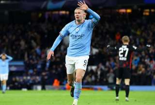 Erling Haaland igual&oacute; el r&eacute;cord de Leo Messi y Luiz Adriano en Champions League