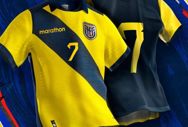 La nueva camiseta principal de Ecuador