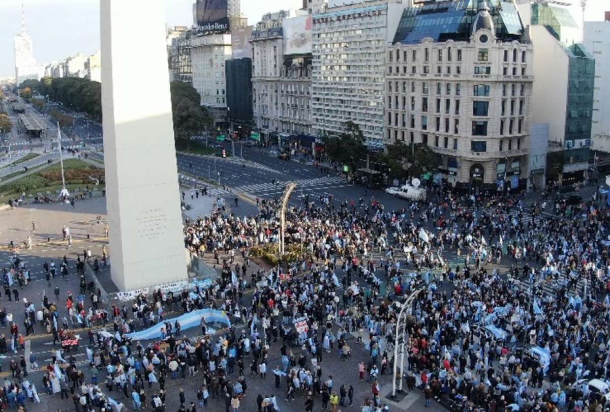 Argentina vive jornadas de protesta en contra del gobierno de Alberto Fern&aacute;ndez