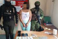 Detenida alias ‘La Pucca’ presunta financista de Los Choneros
